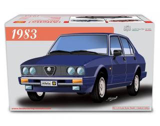 Alfetta 2.0i Quadrifoglio Oro E.E. 1983-84 Rosso alfa Laudoracing 1:18 Resinemodell (Türen, Motorhaube... nicht zu öffnen!)